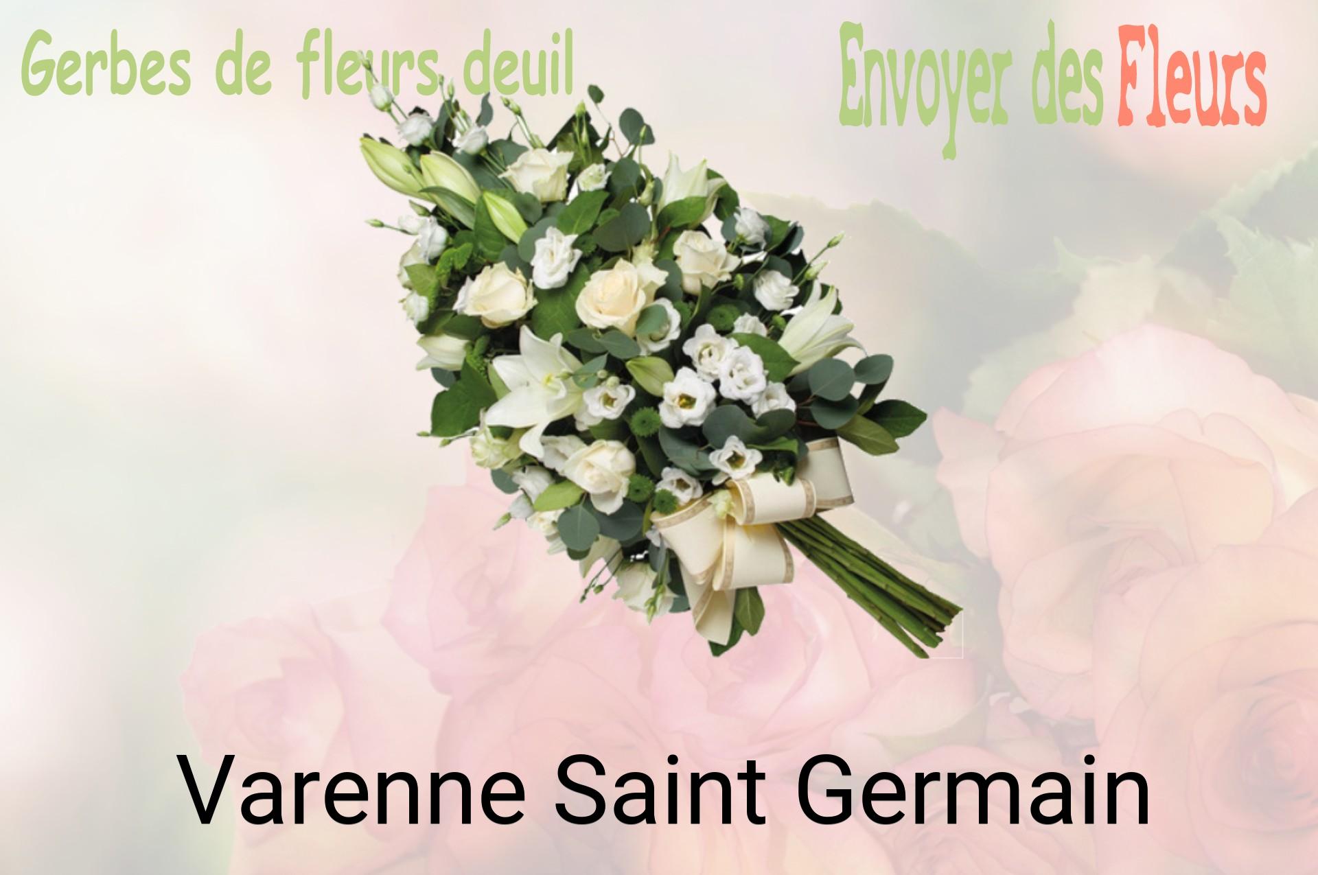 Gerbe de fleurs de deuil livrée à Varenne-Saint-Germain